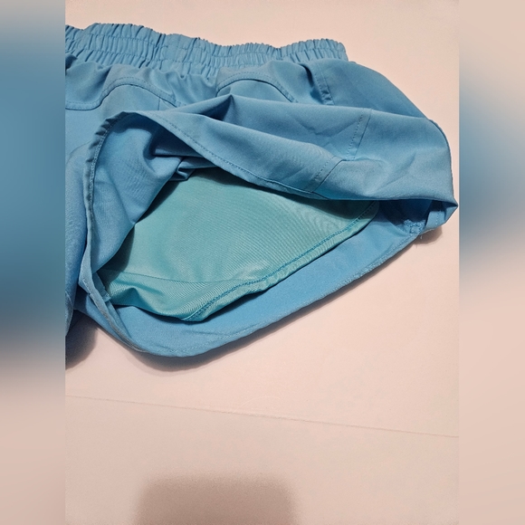 BMJL Women's High Waist Running Shorts W/zip Pocket Size M #W-303 - Picture 7 of 10